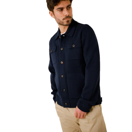 Royal Mer Lois Marine Navy Wool Jack Heren Royal Mer Lois Marine Navy Wool Jack Heren