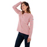 Royal Mer Bleizen Ecru Rood Klassieke Matrozentop Dames Royal Mer Bleizen Ecru Rood Klassieke Matrozentop Dames