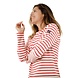Royal Mer Bleizen Ecru Rood Klassieke Matrozentop Dames Royal Mer Bleizen Ecru Rood Klassieke Matrozentop Dames
