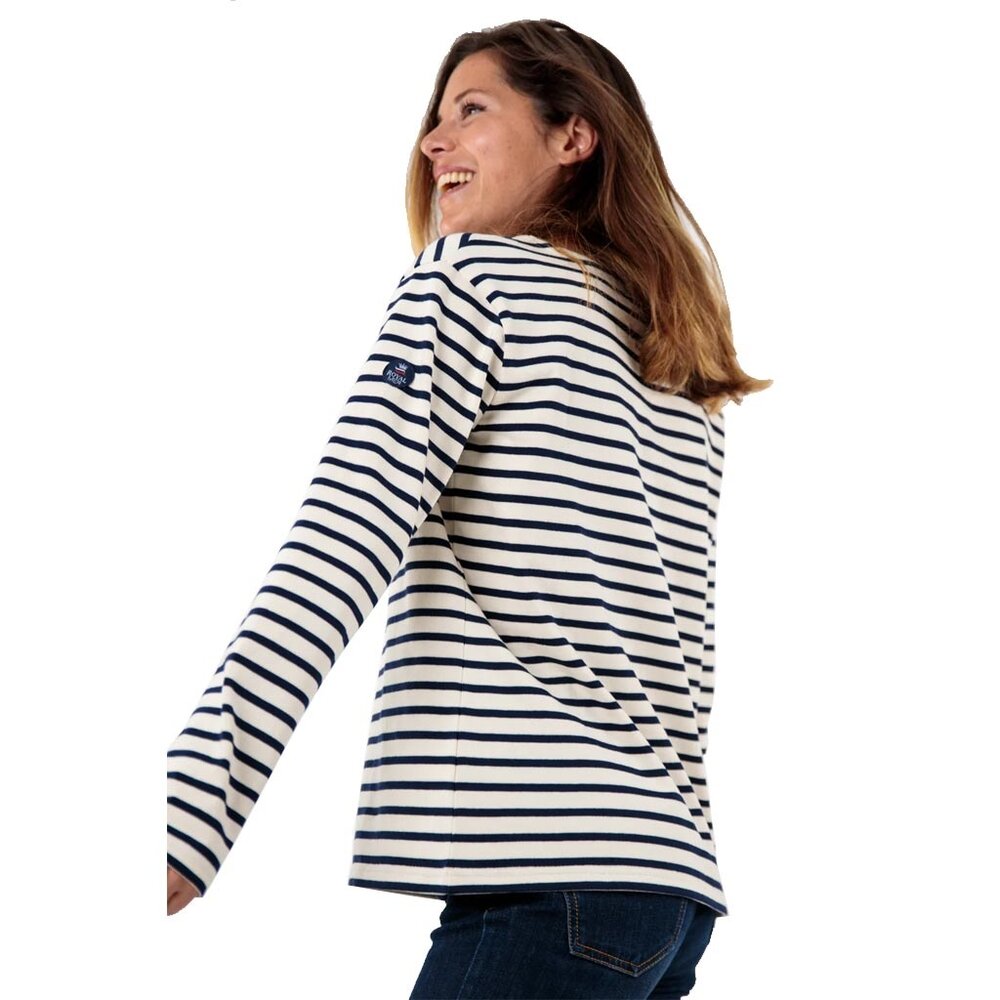 Royal Mer Bleizen Ecru Marine Klassieke Matrozentop Dames Royal Mer Bleizen Ecru Marine Klassieke Matrozentop Dames