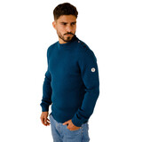 Royal Mer Adrian Cobalt Matrozentrui Met Ronde Hals Heren Royal Mer Adrian Cobalt Matrozentrui Met Ronde Hals Heren