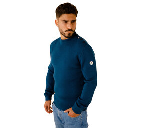 Royal Mer Adrian Cobalt Matrozentrui Met Ronde Hals Heren Royal Mer Adrian Cobalt Matrozentrui Met Ronde Hals Heren