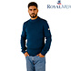 Royal Mer Adrian Cobalt Matrozentrui Met Ronde Hals Heren Royal Mer Adrian Cobalt Matrozentrui Met Ronde Hals Heren