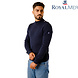 Royal Mer Adrian Moyen Chine Matrozentrui Met Ronde Hals Heren Royal Mer Adrian Moyen Chine Matrozentrui Met Ronde Hals Heren