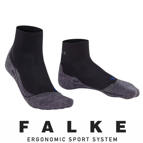 Falke TK2 Cool Short Zwart Wandelsokken Dames Falke TK2 Cool Short Zwart Wandelsokken Dames