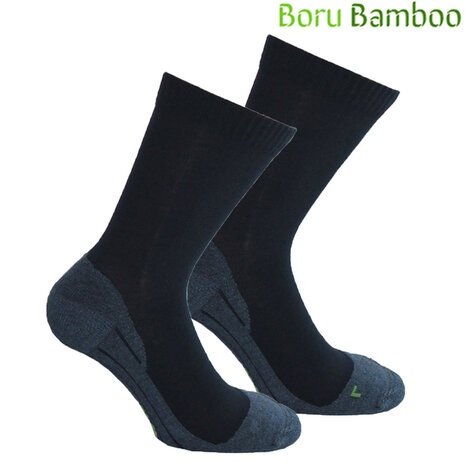 Boru Walking Experience Navy Wandelsokken Boru Walking Experience Navy Wandelsokken