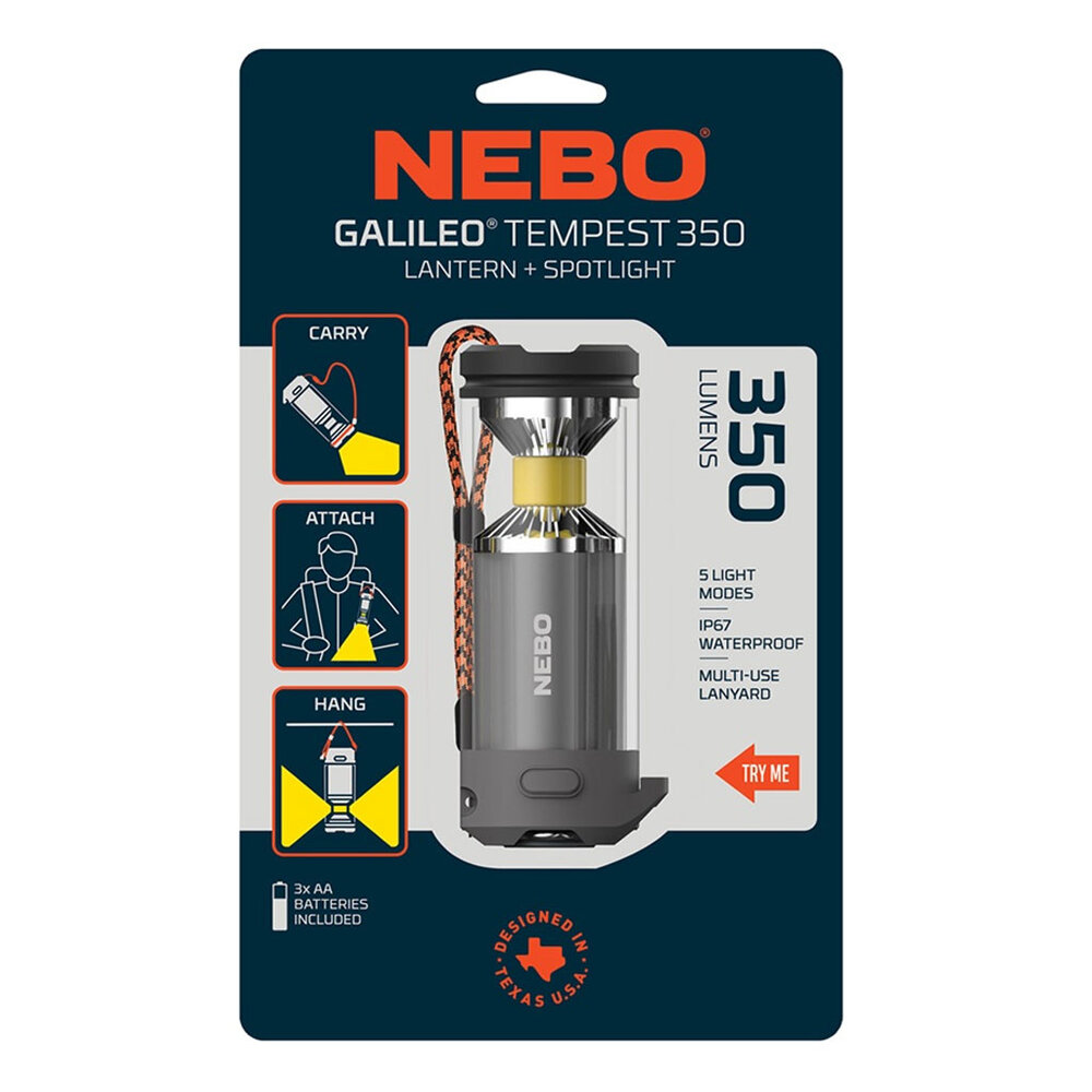 Nebo Galileo 350 Oplaadbare Kampeerlamp
