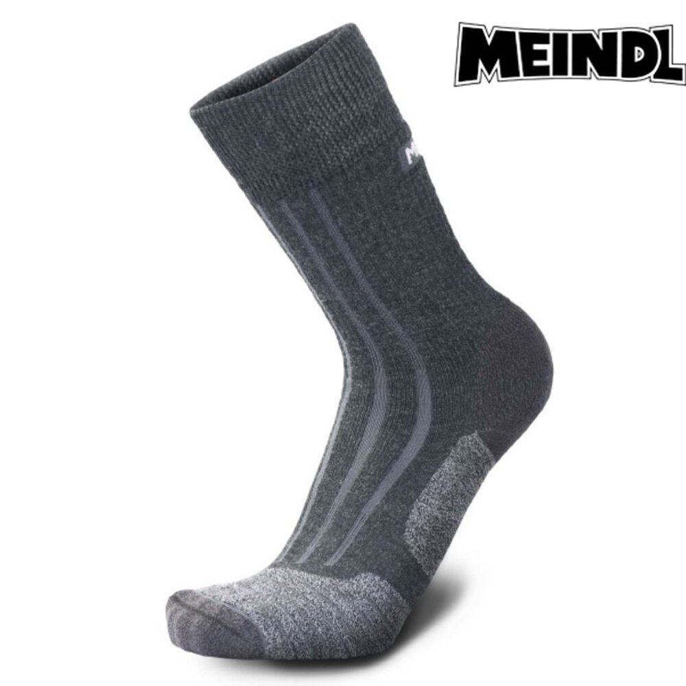 Meindl MT6 Merino Men Antraciet Wandelsokken Meindl MT6 Merino Men Antraciet Wandelsokken