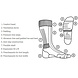 Meindl MT6 Merino Men Marine Wandelsokken Meindl MT6 Merino Men Marine Wandelsokken