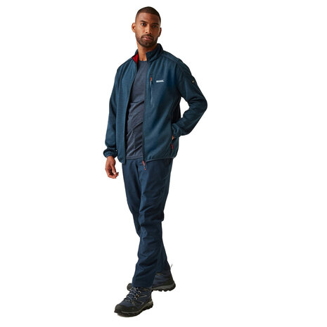 Regatta Kames Moonlight Denim Tangerine Tango Fleece Vest Heren