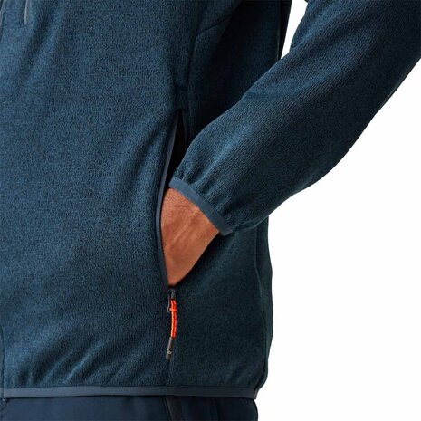 Regatta Kames Moonlight Denim Tangerine Tango Fleece Vest Heren