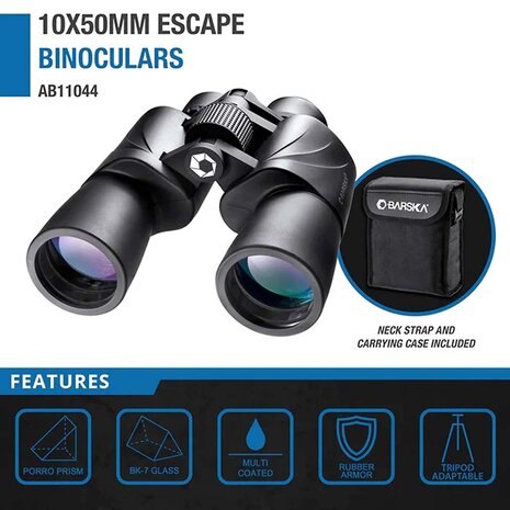 Barska Escape 10x50 WA Verrekijker Barska Escape 10x50 WA Verrekijker