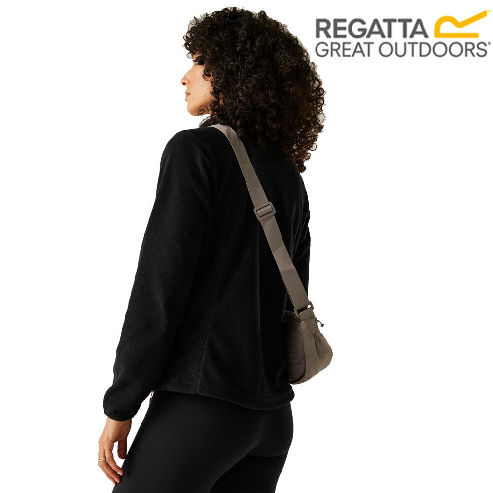 Regatta Floreo Black Peach Bloom Fleece Vest Dames