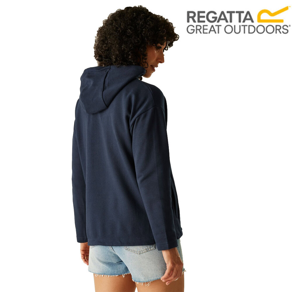 Regatta Bayletta Navy Hoodie met Rits Dames