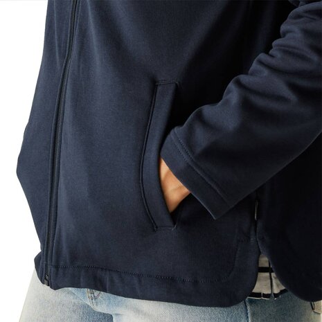 Regatta Bayletta Navy Hoodie met Rits Dames
