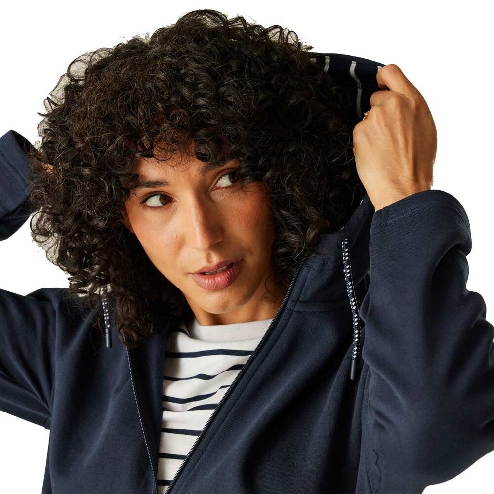 Regatta Bayletta Navy Hoodie met Rits Dames