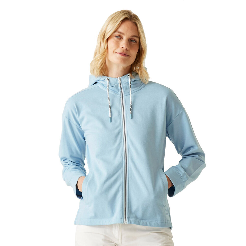 Regatta Bayletta Chambray Blue Hoodie met Rits Dames