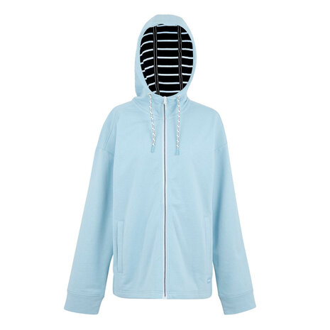 Regatta Bayletta Chambray Blue Hoodie met Rits Dames