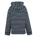 Regatta Bayletta Navy White Stripe Hoodie met Rits Dames Regatta Bayletta Navy White Stripe Hoodie met Rits Dames