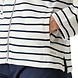 Regatta Bayletta White Navy Stripe Hoodie met Rits Dames Regatta Bayletta White Navy Stripe Hoodie met Rits Dames