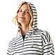 Regatta Bayletta White Navy Stripe Hoodie met Rits Dames Regatta Bayletta White Navy Stripe Hoodie met Rits Dames