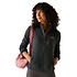 Newhill Seal Grey Pop Fleece Vest met Capuchon Dames