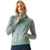 Regatta Newhill Icy Morn Turquoise Fleece Vest met Capuchon Dames Regatta Newhill Icy Morn Turquoise Fleece Vest met Capuchon Dames