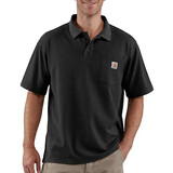 Carhartt Loose Fit Shortsleeve Pocket Polo Zwart Heren