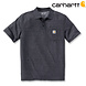 Carhartt Loose Fit Shortsleeve Pocket Polo Carbon Heather Heren Carhartt Loose Fit Shortsleeve Pocket Polo Carbon Heather Heren