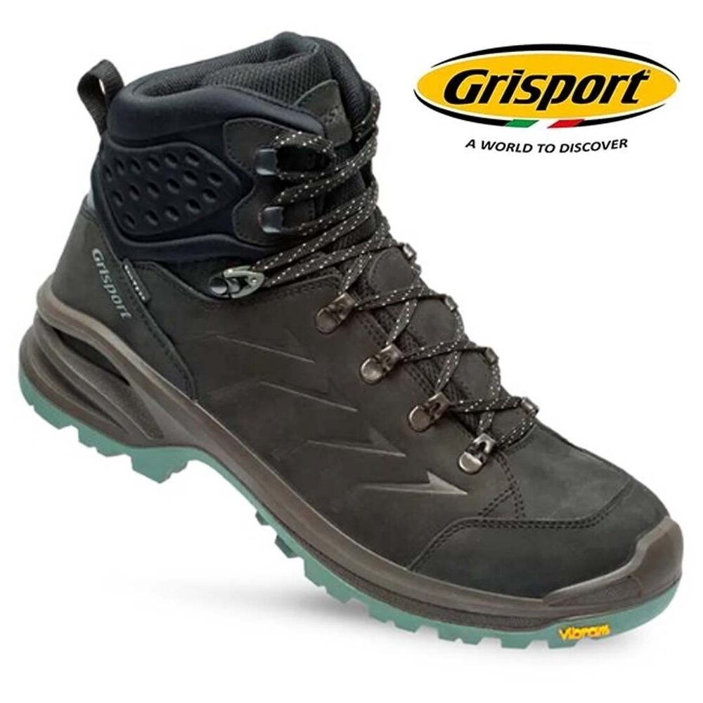 Grisport Terrain Mid Black Wandelschoenen Grisport Terrain Mid Black Wandelschoenen