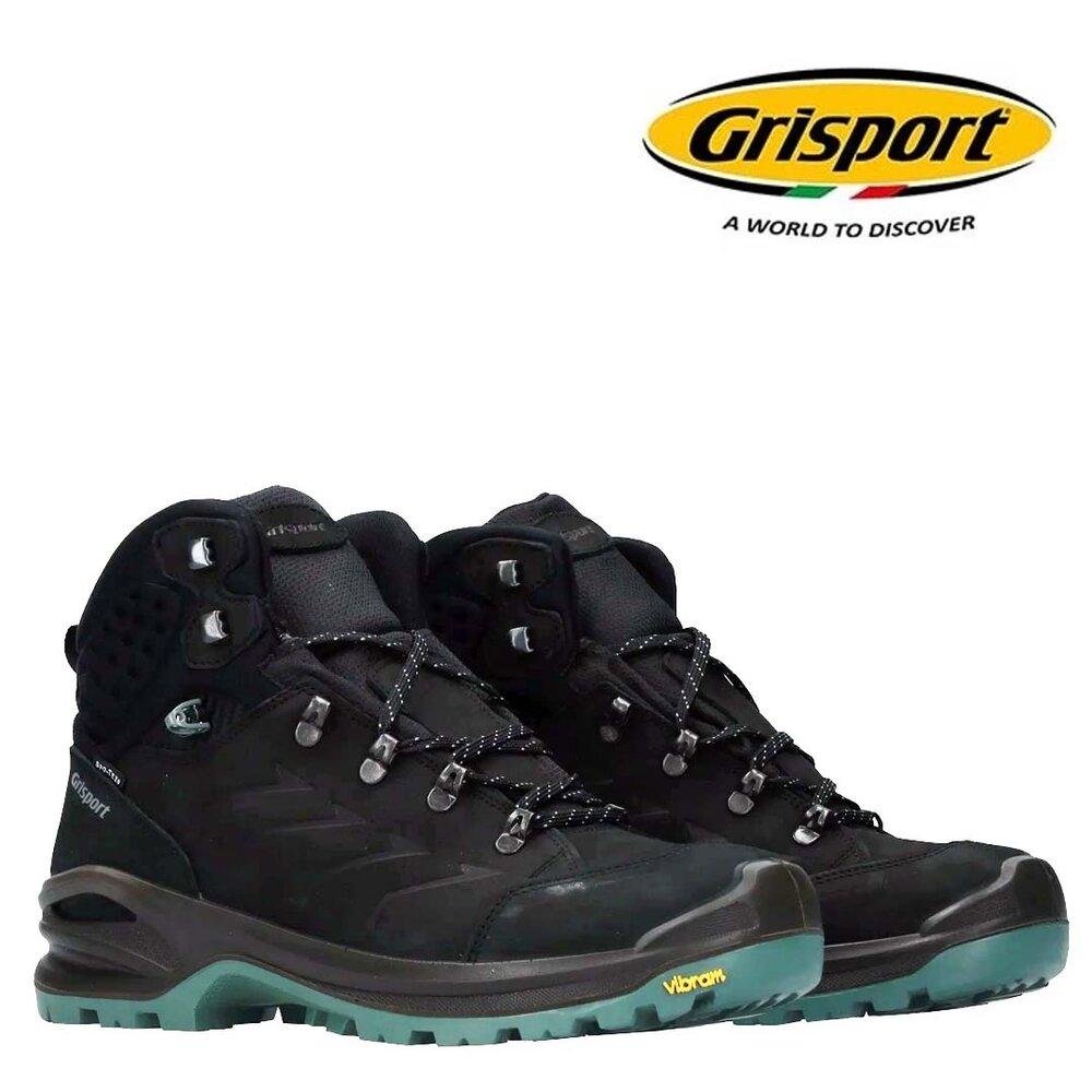 Grisport Terrain Mid Black Wandelschoenen Grisport Terrain Mid Black Wandelschoenen