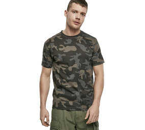 Brandit Dark Camo Round Neck T-Shirt Brandit Dark Camo Round Neck T-Shirt