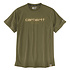 Force Relaxed Fit Graphic Dark Bronzed Green T-Shirt Heren Force Relaxed Fit Graphic Dark Bronzed Green T-Shirt Heren