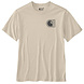 Carhartt Relaxed Fit Lightweight SS C Graphic Oat Milk T-Shirt Heren Carhartt Relaxed Fit Lightweight SS C Graphic Oat Milk T-Shirt Heren