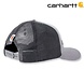 Carhartt Canvas Mesh Logo Graphic Asphalt Black Cap Carhartt Canvas Mesh Logo Graphic Asphalt Black Cap