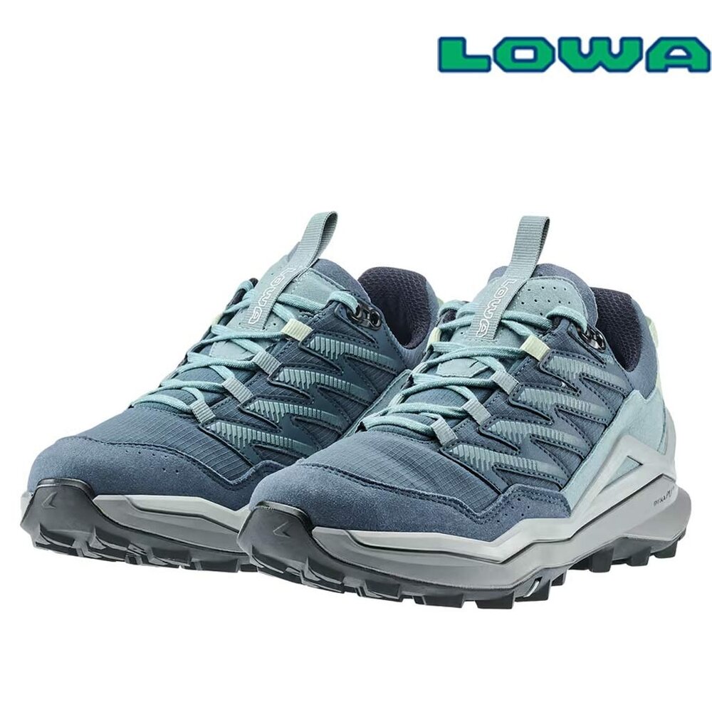 Lowa Maddox Pro GTX Lo Smokeblue Slateblue Wandelschoenen Dames Lowa Maddox Pro GTX Lo Smokeblue Slateblue Wandelschoenen Dames