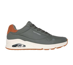 Skechers Uno Suited On Air Olive Wandelsneakers Heren Skechers Uno Suited On Air Olive Wandelsneakers Heren