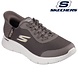 Skechers Slip-Ins Go Walk Flex Bruin Wandelsneakers Heren Skechers Slip-Ins Go Walk Flex Bruin Wandelsneakers Heren