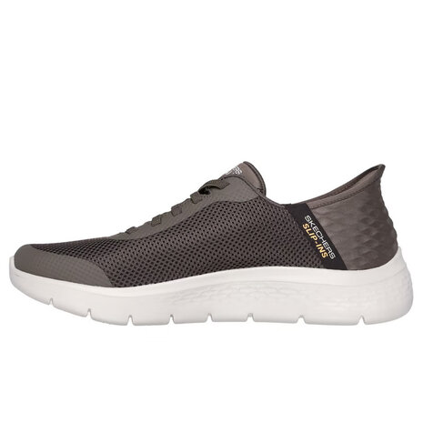 Skechers Slip-Ins Go Walk Flex Bruin Wandelsneakers Heren Skechers Slip-Ins Go Walk Flex Bruin Wandelsneakers Heren