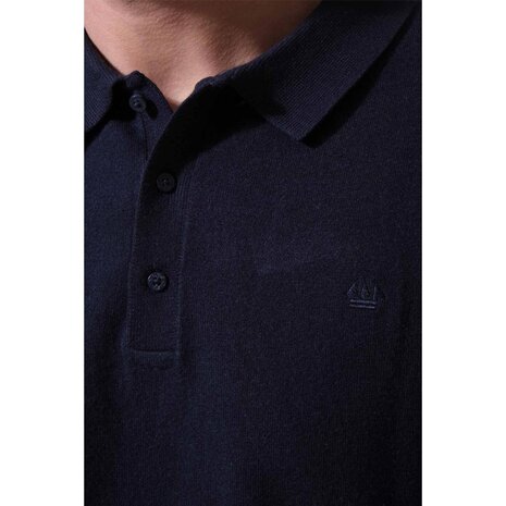 Hublot Ismere Marine Trui met Polokraag Heren Hublot Ismere Marine Trui met Polokraag Heren