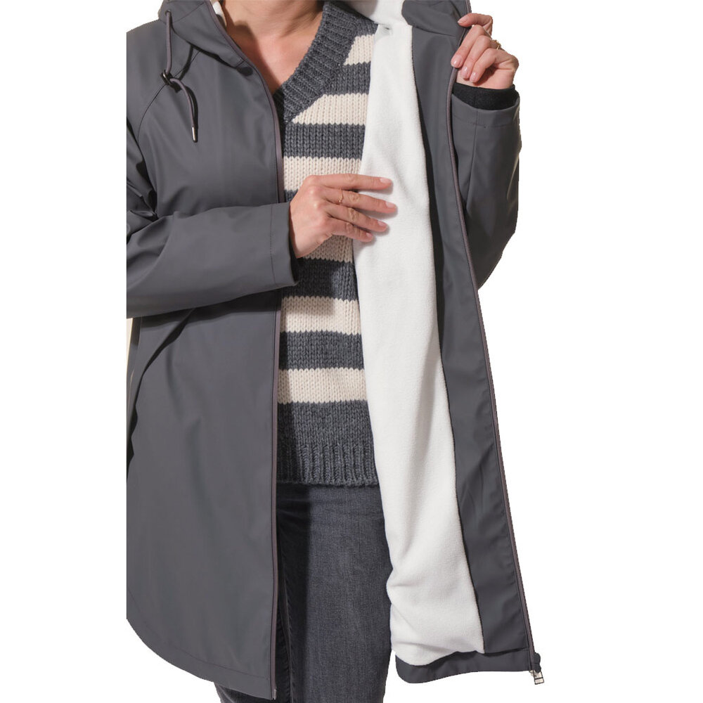 Hublot Libona Carbon Regenjas met Fleecevoering Dames Hublot Libona Carbon Regenjas met Fleecevoering Dames