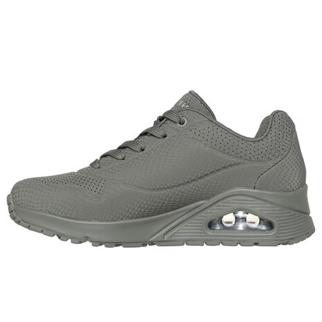 Skechers Uno Shiny Scale Olive Wandelschoenen Dames Skechers Uno Shiny Scale Olive Wandelschoenen Dames