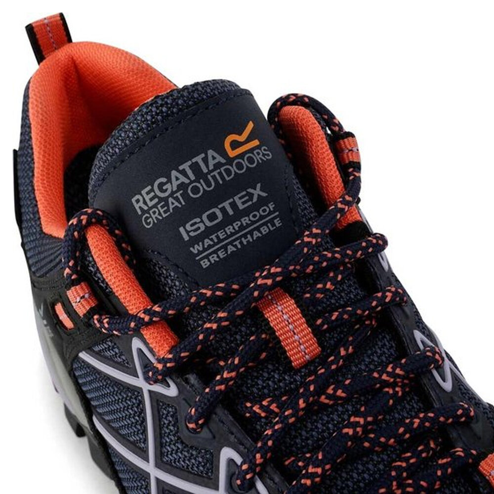 Regatta Samaris Low Isotex Navy Lilac Wandelschoenen Dames