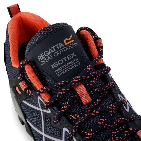 Regatta Samaris Low Isotex Navy Lilac Wandelschoenen Dames
