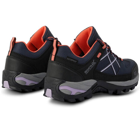 Regatta Samaris Low Isotex Navy Lilac Wandelschoenen Dames