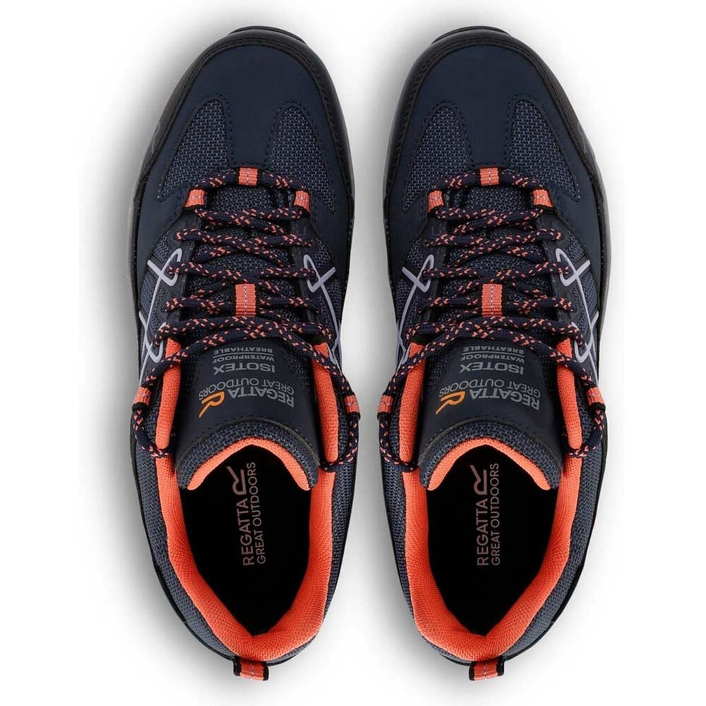 Regatta Samaris Low Isotex Navy Lilac Wandelschoenen Dames