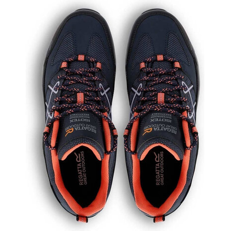Regatta Samaris Low Isotex Navy Lilac Wandelschoenen Dames
