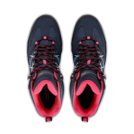 Regatta Samaris Mid Isotex Navy Pink Wandelschoenen Dames