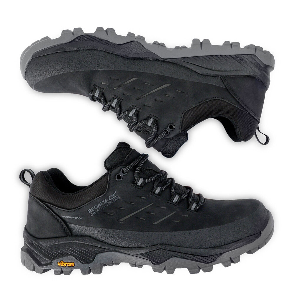 Regatta Blake Low Isotex Black Wandelschoenen Heren Regatta Blake Low Isotex Black Wandelschoenen Heren