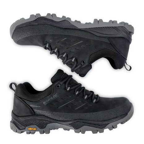 Regatta Blake Low Isotex Black Wandelschoenen Heren Regatta Blake Low Isotex Black Wandelschoenen Heren
